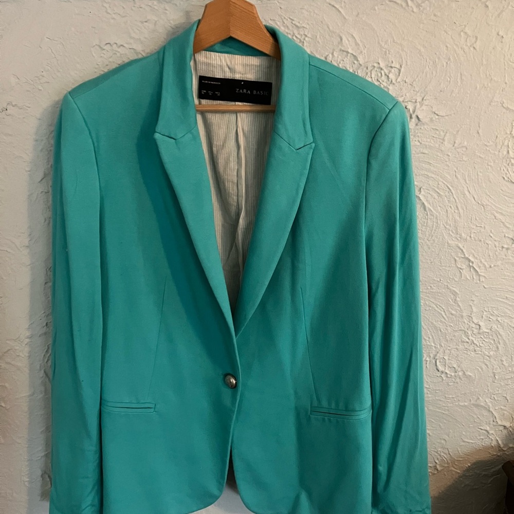 Zara Women’s Teal Blazer